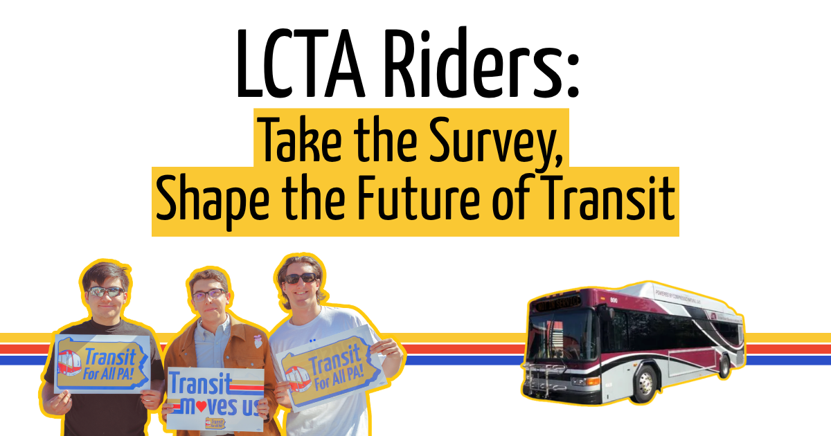 LCTA Riders: Take the survey, shape the future of transit
